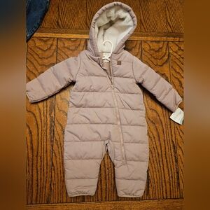 girl winter coat 6-9months NWT purple